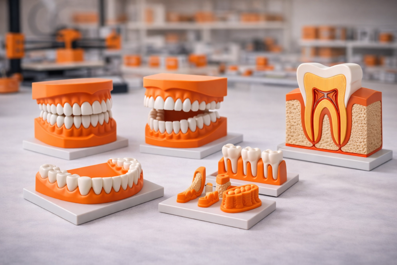 Case de modelos odontológicos de alta precisão